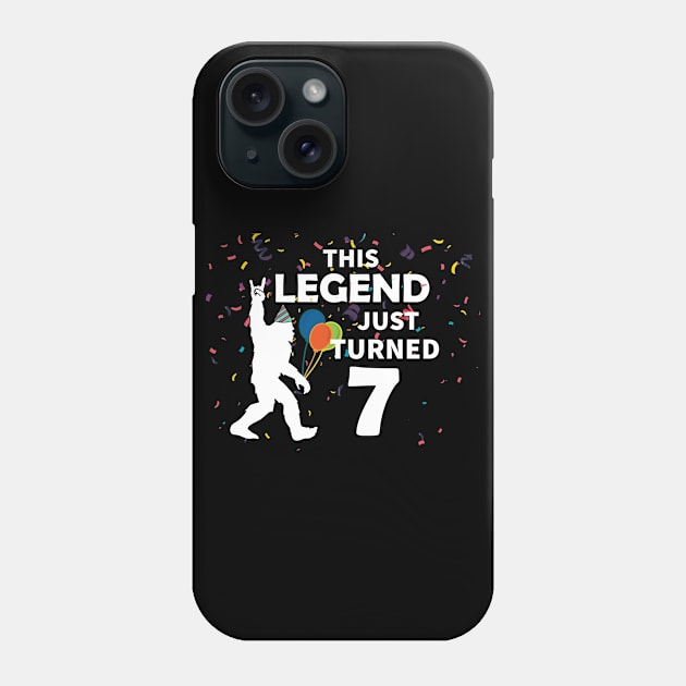 This legend just turned 7 a great birthday gift idea Phone Case by JameMalbie