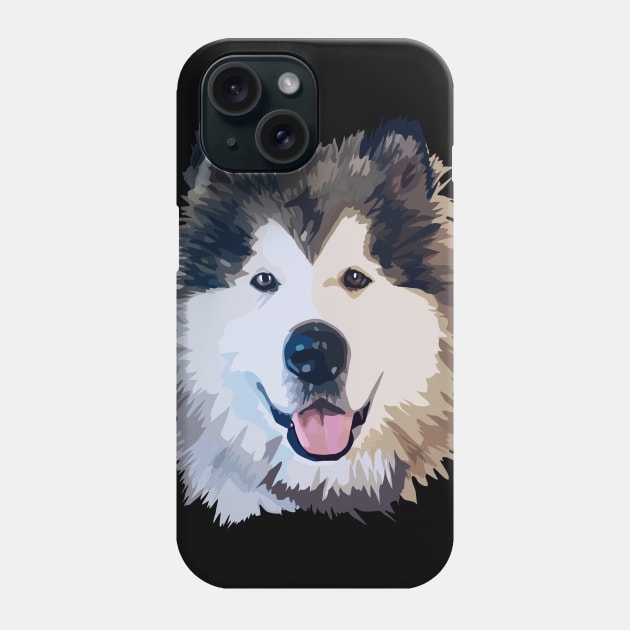 Alaskan Dog Phone Case by thedailysoe