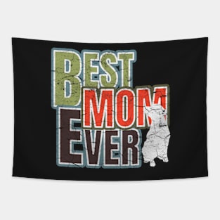 Best Dog Mom Ever Tapestry