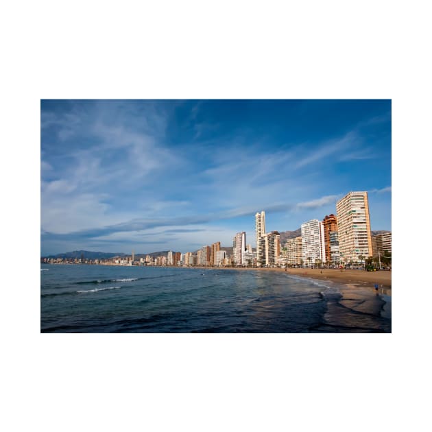 Benidorm Levante Beach Costa Blanca Spain by AndyEvansPhotos