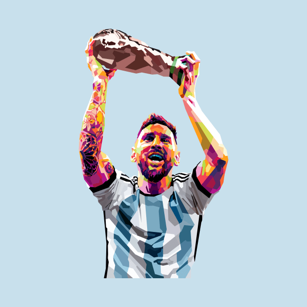 Lionel Messi World Cup Argentina WPAP by awangwidyatama
