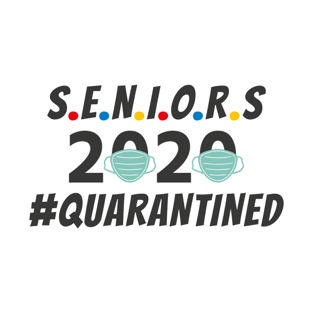 Seniors Class of 2020 Quarantined Face Masks Design by notami