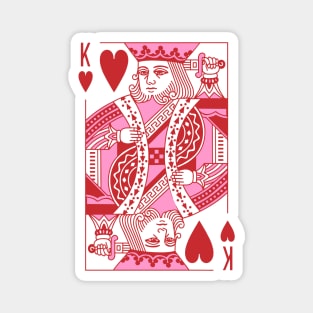 King of Hearts Valentines Day Matching Couple Magnet