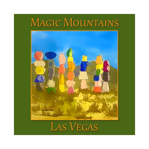 Seven Magic Mountains outside Las Vegas Nevada - WelshDesigns by WelshDesigns