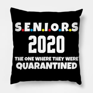 Seniors 2020 Quarantined funny Pillow