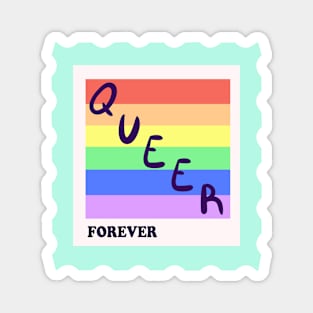 Queer Forever Stamp Magnet