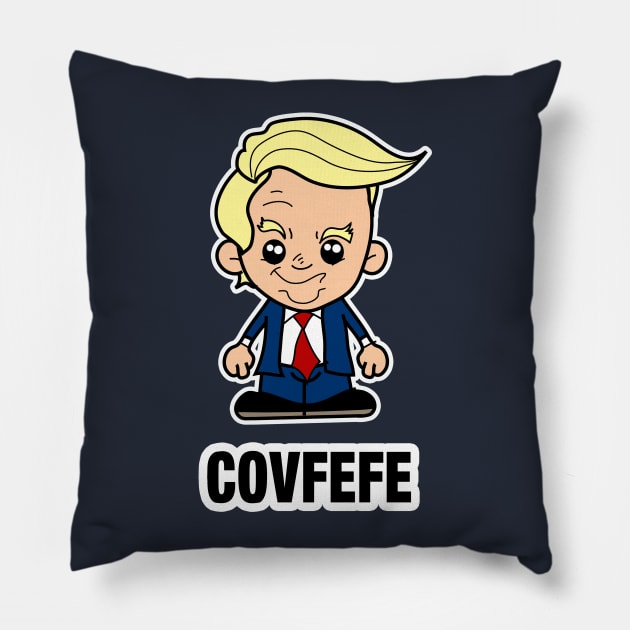 Li Trump Covfefe Pillow by TopNotchy