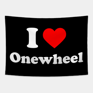 I Love Onewheel - One Wheel One Love Tapestry