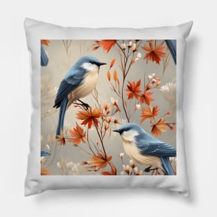 North American Birds - Wren Pillow