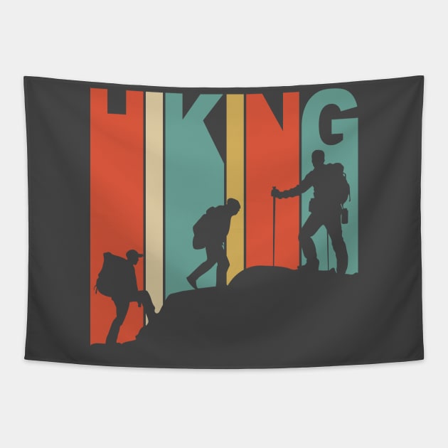 Hiking lines Tapestry by adcastaway