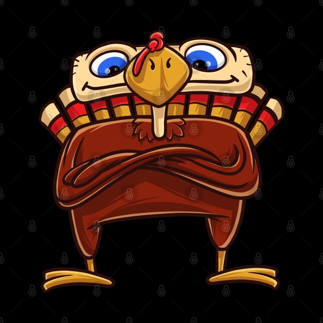 Funny Thanksgiving Turkey Gift by teeleoshirts