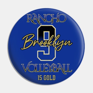 Brooklyn #9 Rancho VB (15 Gold) - Blue Pin