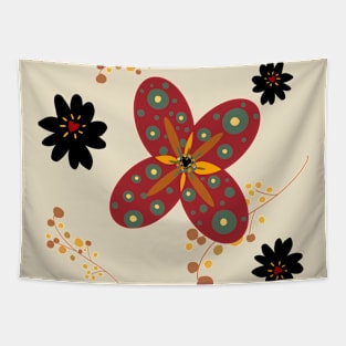 Red flower Tapestry