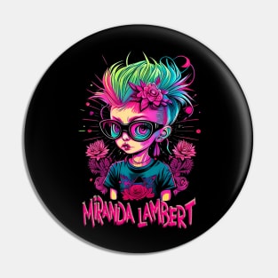 Miranda Rock Girl Pin