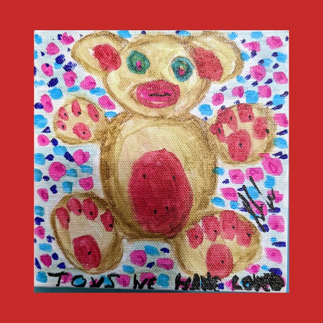 Teddy bear toy we have loved by JudyOriginalz