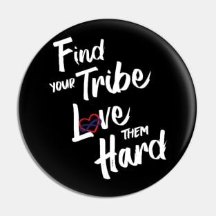 Find Your Tribe - Polyamory Infinite Heart Pin