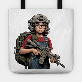 The Little Girl and a Gun Tote