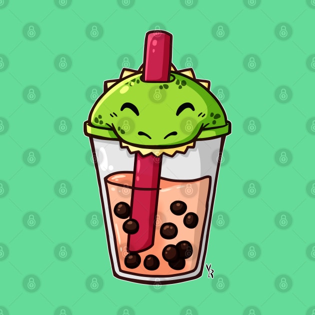 Bubble Milk Tea-Rex by vanyroz