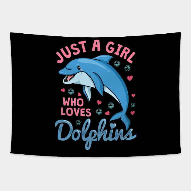 Dolphin Dolphin Lover Tapestry by CreativeGiftShop