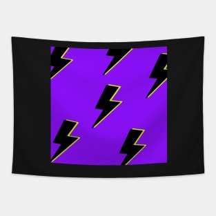 Black lightning 80s retro pop Tapestry