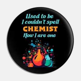 Funny Chemist Profession Pin