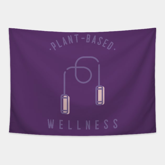 Plant Based Wellness Tapestry by Fit Designs