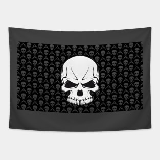 Skull from war gamesCre Tapestry