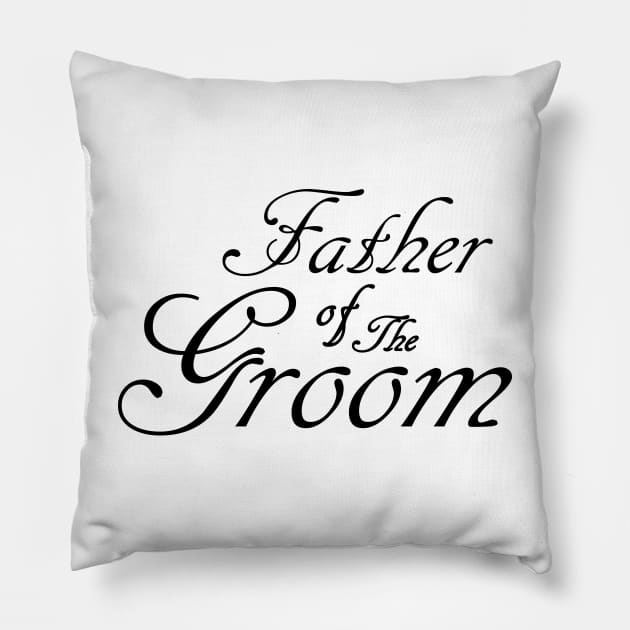 Father Of The Groom Wedding Accessories Pillow by DepicSpirit