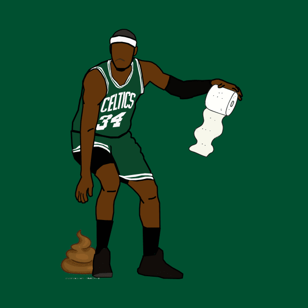 Paul Pierce 'The Poop' - NBA Boston Celtics by xavierjfong