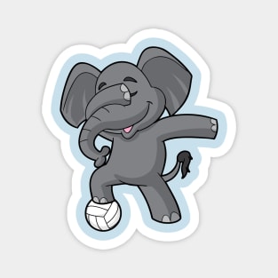 Volleyball Elephant Player Coach Team Mom Tournament Magnet