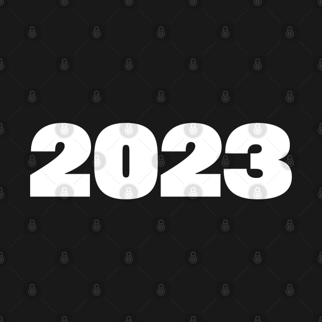 2023 White Text Minimal Typography by ellenhenryart