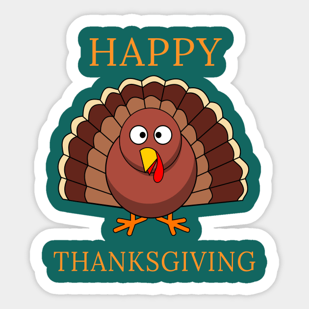 Happy Thanksgiving Day in 2023' Sticker