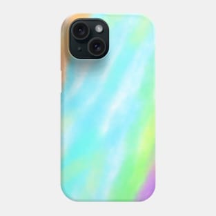 Colorful watercolor abstract texture art Phone Case