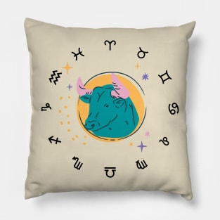 Taurus Signs Are bad Ass Pillow