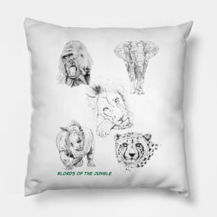 Lords of the Jungle Pillow