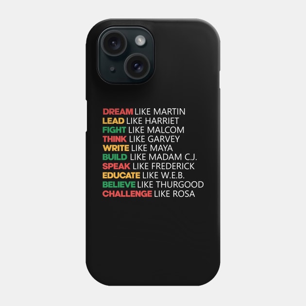 Black History Month Phone Case by Issho Ni