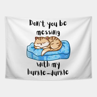 Hurkle-Durkling Kitty Tapestry