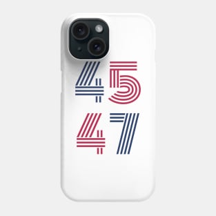 45 47 - Trump - election 2024 Phone Case