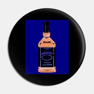 whiskey bottle pop art Pin