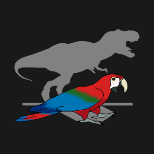 T-rex Green Winged Macaw T-Shirt