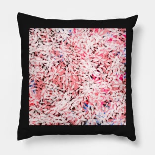 Leaves pattern Reddish Pillow