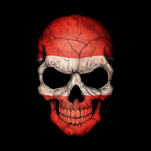 Austrian Flag Skull by jeffbartels