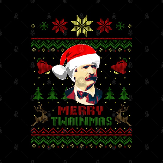 Mark Twain Merry Twainmas by Nerd_art