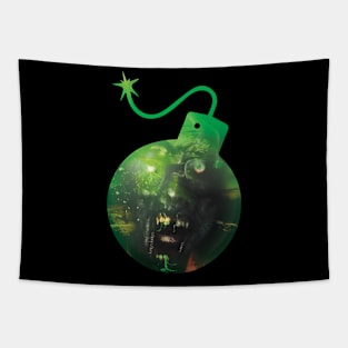 Monster bomb, surreal design Tapestry