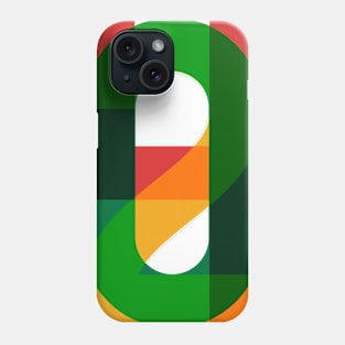 420 Colour Mix Typography (Rasta Colours) Phone Case