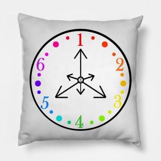 Color Clock Pillow