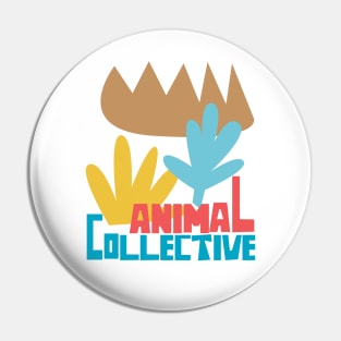 animal collective \ retro look fan art design Pin