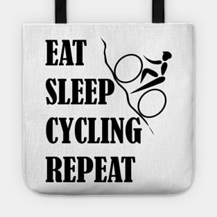 EAT SLEEP CYCLING REPEAT Tote