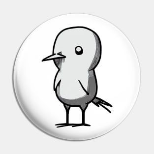 Weird minimalistic bird Pin