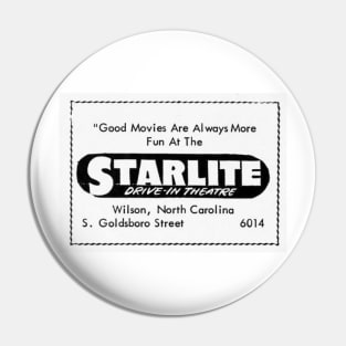 Starlite Drive In Good Fun Movies Pin